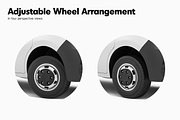 Box Truck Mockup 1, a Cups & Container Mockup by Mockupix (Thumbnail 4 of 12)