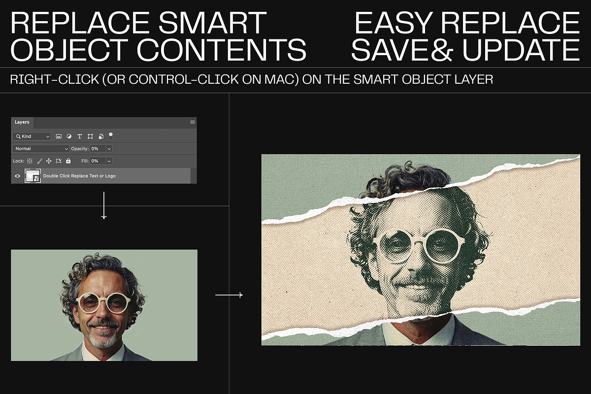 12 Photo Effect Templates, a Layer Style Add-On by iDoodle Studio