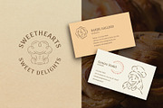 Whimsical Cafe & Bakery Branding Kit, a Branding & Logo Template by Vasya Kobelev (Thumbnail 10 of 19)