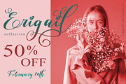 Bridgia Valentine, a Script Font by Aldedesign (Thumbnail 4 of 9)