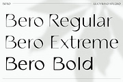 BERO Modern Unique Typeface, a Sans Serif Font by lucywho.studio (Thumbnail 5 of 15)