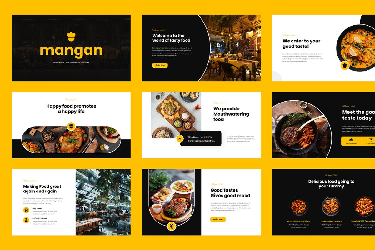 Mangan - Restaurant & Food, a Presentation Template by Biwarastudio (Photo 2 of 5)