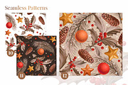 Christmas Set 2, a Background Graphic by Yulia Ogneva (Thumbnail 4 of 7)