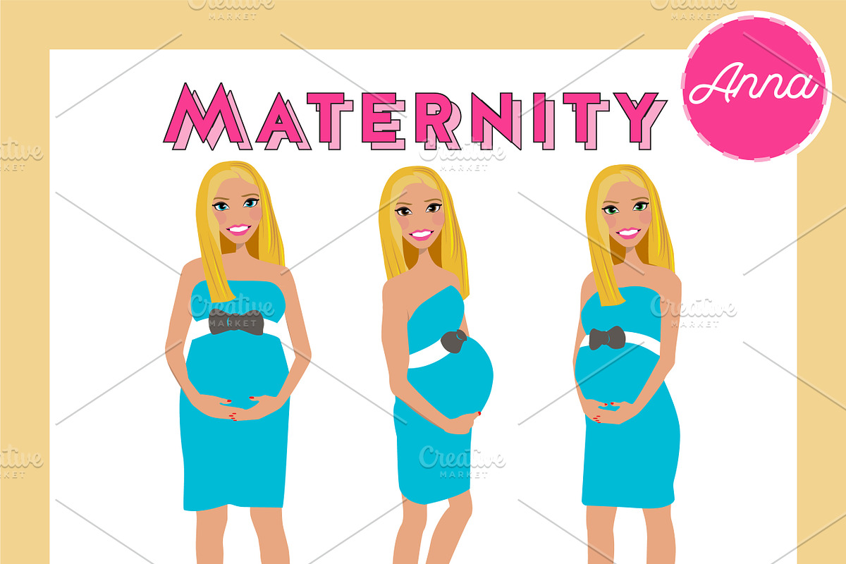 Maternity Pregnant Portrait Creator, a Person Illustration by Lauren Lesley Studio (Photo 8 of 45)