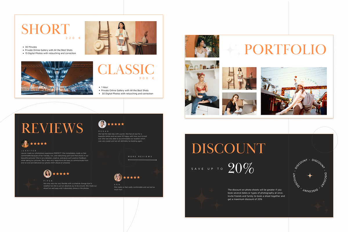 Photographer. Canva Website Template, a Marketing Template by KaluginaWEB (Photo 3 of 6)