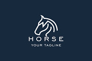logo horse equine simple, an Animal Illustration by galaxyd (Thumbnail 2 of 3)