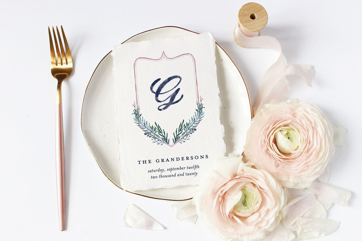 The Dainty Botanical Crest Creator, an Illustration by Ashley DeMeyere (Photo 8 of 9)