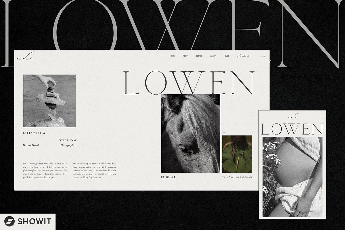 Lowen Showit Website Template, an App Template by Studio Madly (Photo 1 of 5)