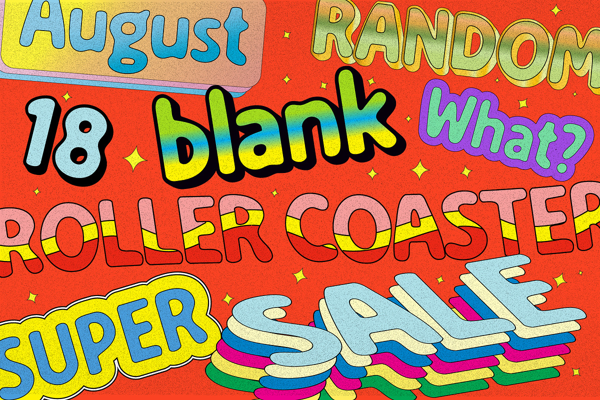 Fankey - Fill and Block, a Handwritten Font by Flavortype (Photo 9 of 10)