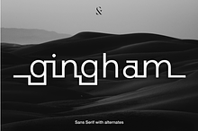 Gingham - Versatile Sans