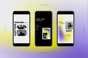 UNIFYING WAVES Instagram Templates, a Social Media Template by BlancheStudio (Thumbnail 4 of 10)