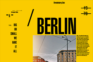 BERLIN CITY POSTER