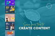 Fashion Sale Content Facebook Posts, a Social Media Template by emcrea (Thumbnail 4 of 9)