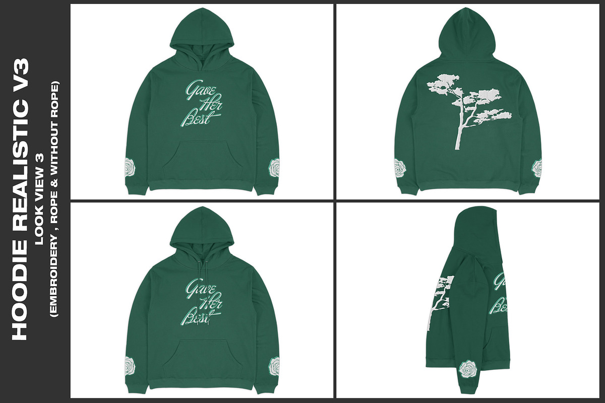 Hoodie Realistic V3 - Mockup, a Hoody Mockup by DaldSgh (Photo 4 of 19)