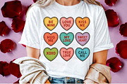 Valentine's Candy Heart Sublimation, an Illustration by Libby Wishes (Thumbnail 3 of 7)
