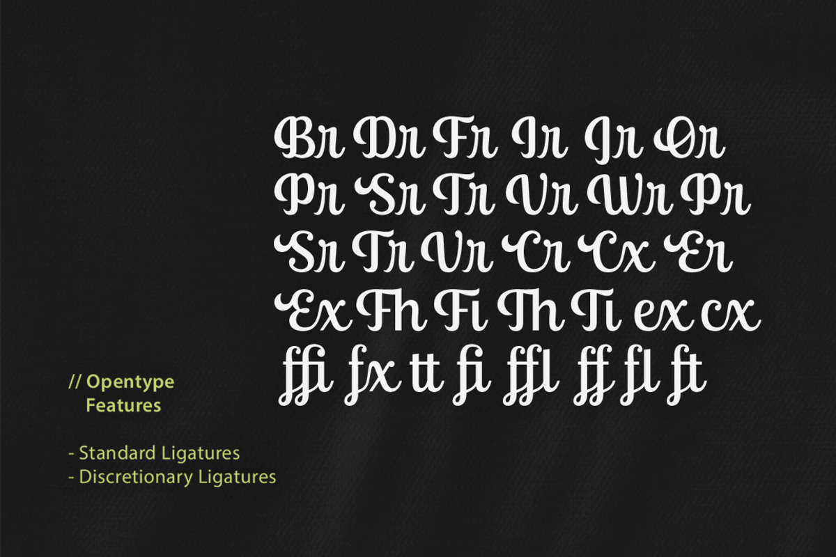 Ralsteda Font Family, a Script Font by Seniors (Photo 11 of 18)