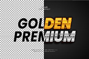Text Effect Golden Premium, a Layer Style Add-On by Navy Graphic (Thumbnail 2 of 2)
