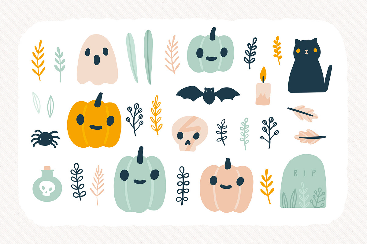 Naive Halloween, an Object Illustration by kondratya (Photo 2 of 6)