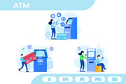 Illustration vector withdrawal, a Finance Illustration by Bilahstudio (Thumbnail 2 of 3)