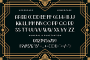 Decogaze - Modern Art Deco Font, a Handwritten Font by overlaytemplates (Thumbnail 4 of 5)