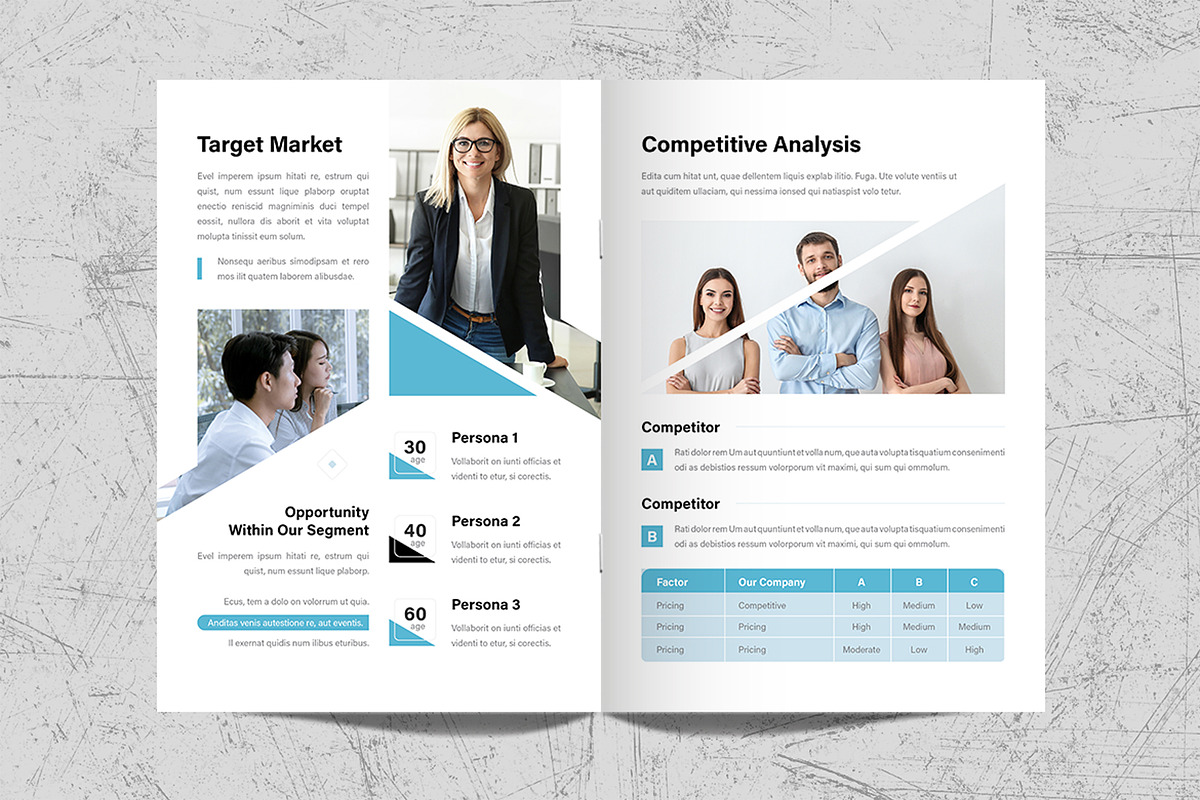 Business Plan Brochure Template, a Brochure Template by White Graphic (Photo 6 of 11)