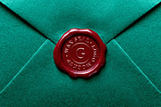 Wax Seal Logo Mockup, a Product Mockup by Design Squad (Thumbnail 1 of 2)