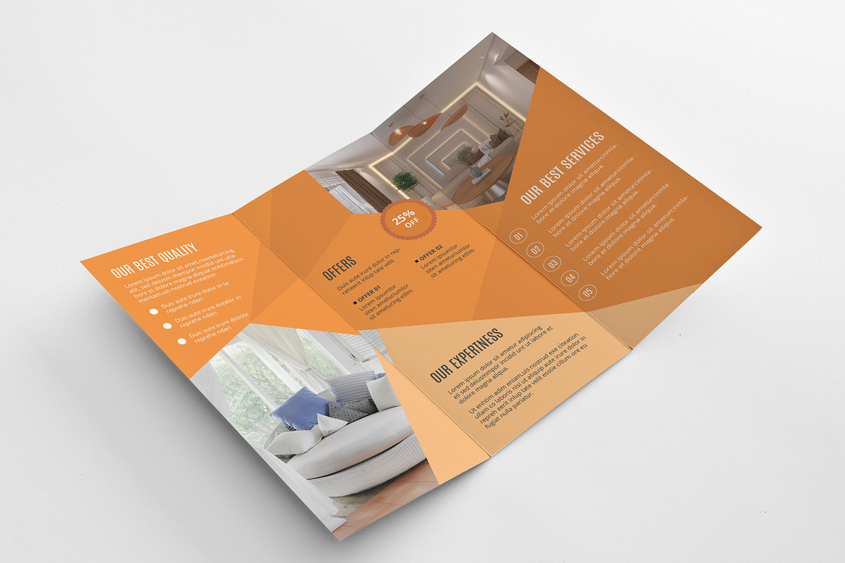 Trifold Interior Brochure, a Brochure Template by Template Shop (Photo 3 of 5)