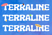 Terraline – Bubbly Display Font, a Font by Studio Moara (Thumbnail 1 of 8)