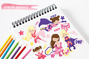 Super Hero illustration pack, an Illustration by PrettyBundles (Thumbnail 3 of 5)