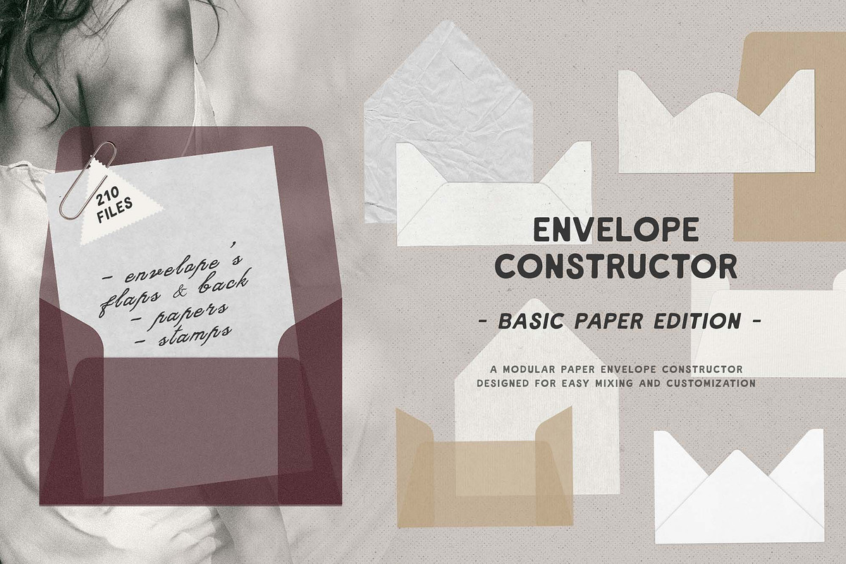 Envelope Constructor – Paper Edition, an Object Graphic by DigARTbyHavroshka (Photo 1 of 11)