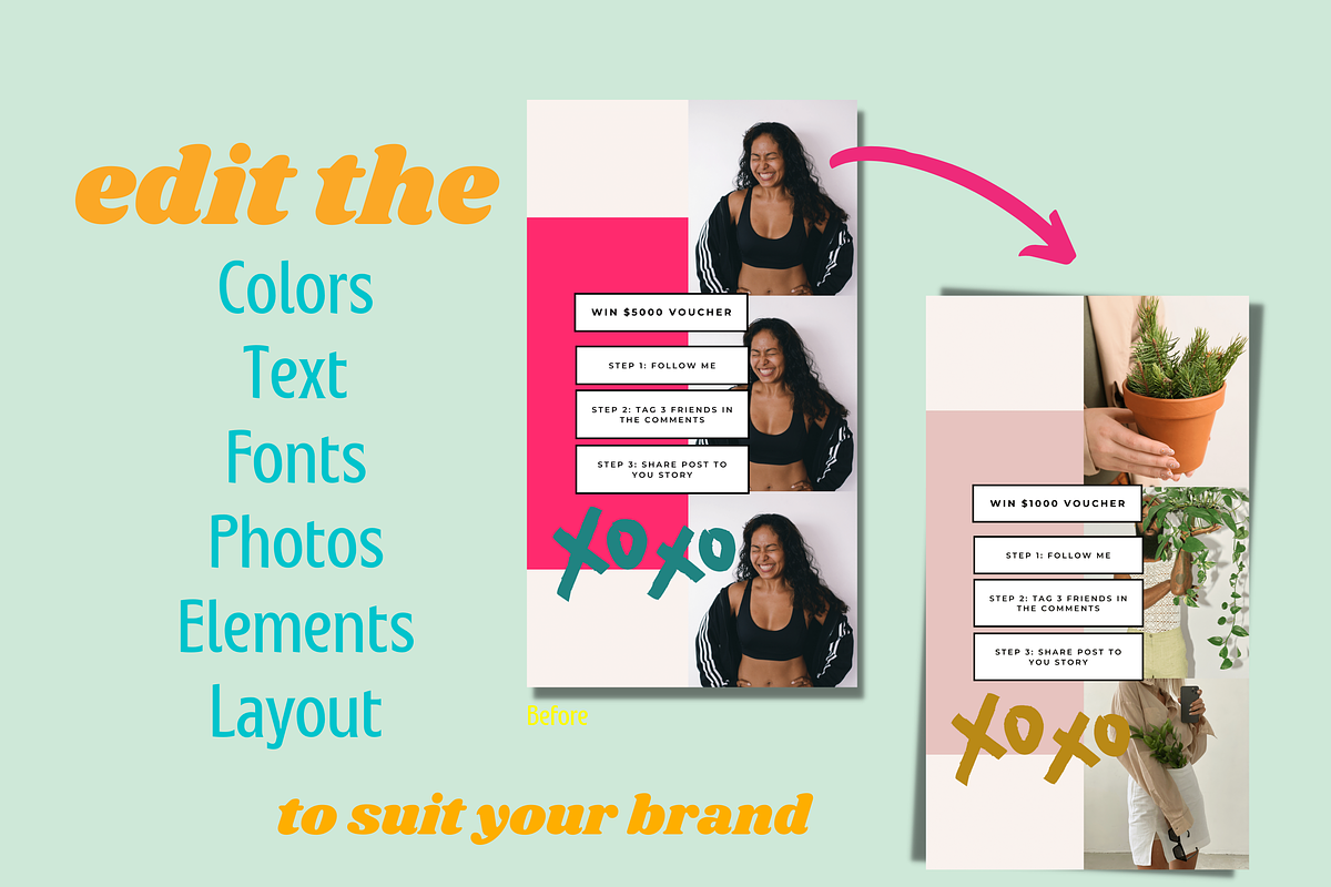 Bold Instagram Story Templates Canva preview 5