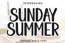 Sunday Summer | Script Font