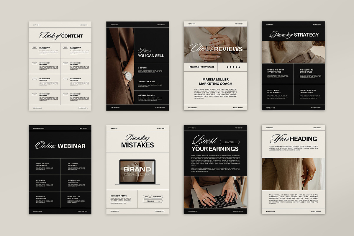 Big Coach Bundle Canva VI, a Marketing Template by Instprofi | Studio Estimo (Photo 6 of 33)