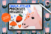 Chalk Atelier Procreate Brushes, a Brush Add-On by Spasibenko Art (Thumbnail 5 of 7)