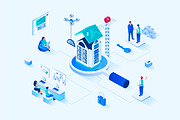 Isometric Web Illustrations, a Templates & Theme by alexdndz (Thumbnail 15 of 31)