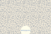French Blue Beige Trailing Floral, a Graphic by Mieken Petra Designs (Thumbnail 1 of 3)