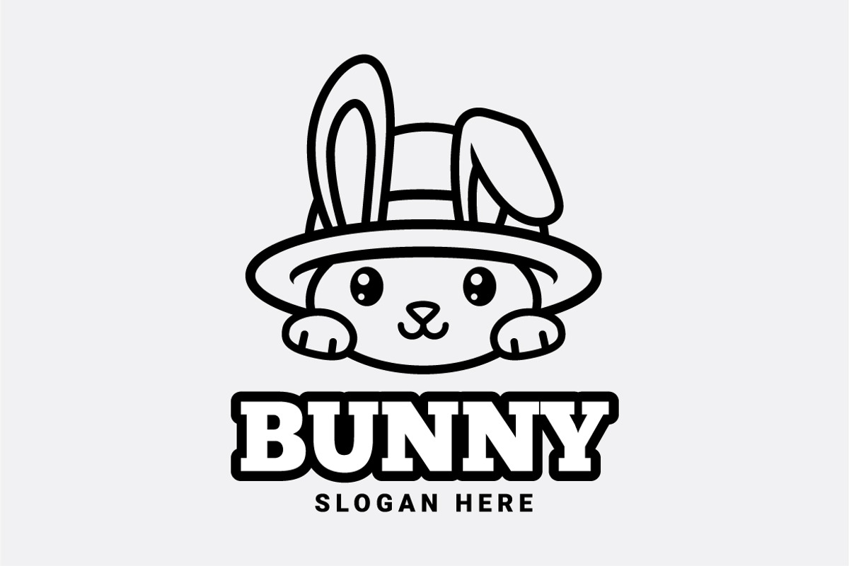 Cute Bunny Logo, a Branding & Logo Template by shazi (Photo 2 of 3)