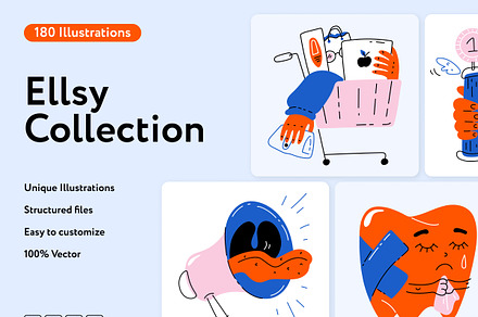 Ellsy Illustration Collections, an Education Illustration by Welovegraphics