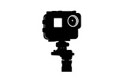 60 Action Camera Silhouette Icon, an Illustration by Artivon (Thumbnail 16 of 61)