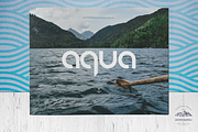 A Q U A landscape brochure, a Brochure Template by Boris Cupac (Thumbnail 1 of 17)