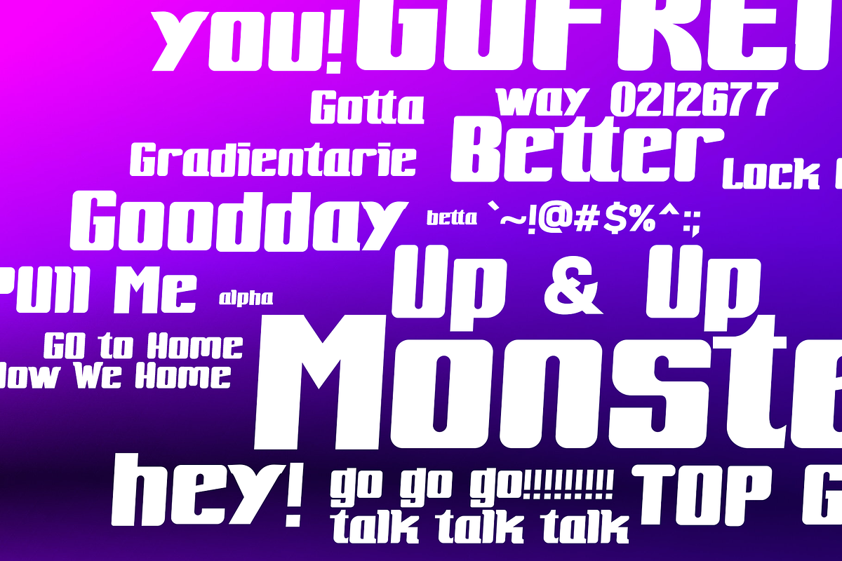 Gongster - Modern Gaming Font, a Script Font by ivan_artnivora (Photo 3 of 4)