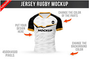 Jersey Rugby Mockup PSD, a Shirt Mockup by Bruno's Shop (Thumbnail 1 of 5)