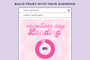 Valentines Email Templates Canva, an Email Template by The Pixel Palace (Thumbnail 5 of 9)