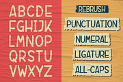 Rebrush Typeface, a Sans Serif Font by Indotitas (Thumbnail 5 of 8)
