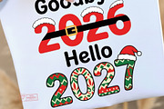 Goodbye 2026 Hello 2027 Christmas, an Emoji Icon by Tanya Kart (Thumbnail 4 of 10)