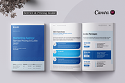 Service & Pricing Guide | Canva, a Brochure Template by ArtisticLand (Thumbnail 1 of 11)