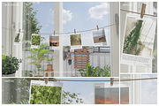 A5 Folded Paper Mockups, a Print Template by Lelu Art Design (Thumbnail 7 of 9)