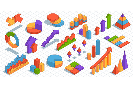 Isometric business infographics, a Finance Illustration by YummyBuum