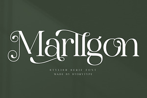 Marllgon Stylish Serif Font