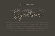 Mealtone Signature Script Font, a Script Font by Typebae (Thumbnail 2 of 8)